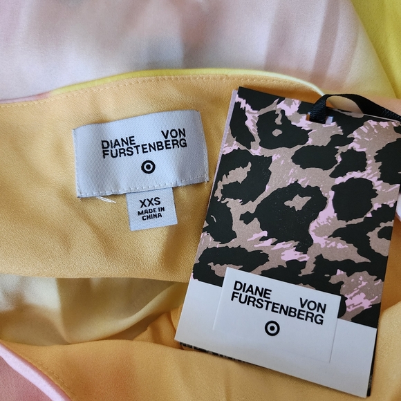 DVF Long Satin Sunset Midi Slip Dress NWT Diane von Furstenberg - Picture 9 of 11